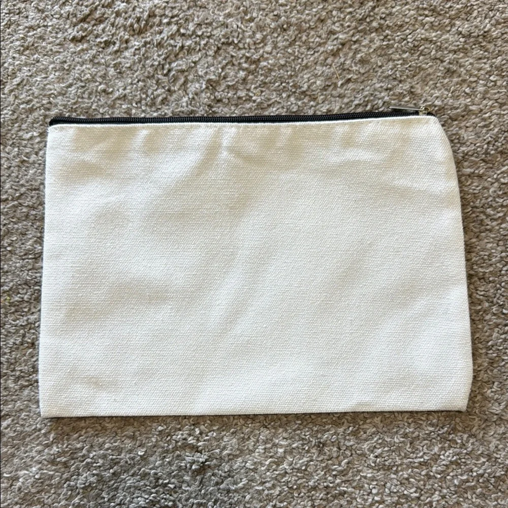 Floral Butterfly Canvas Pouch - Picture 2 of 5